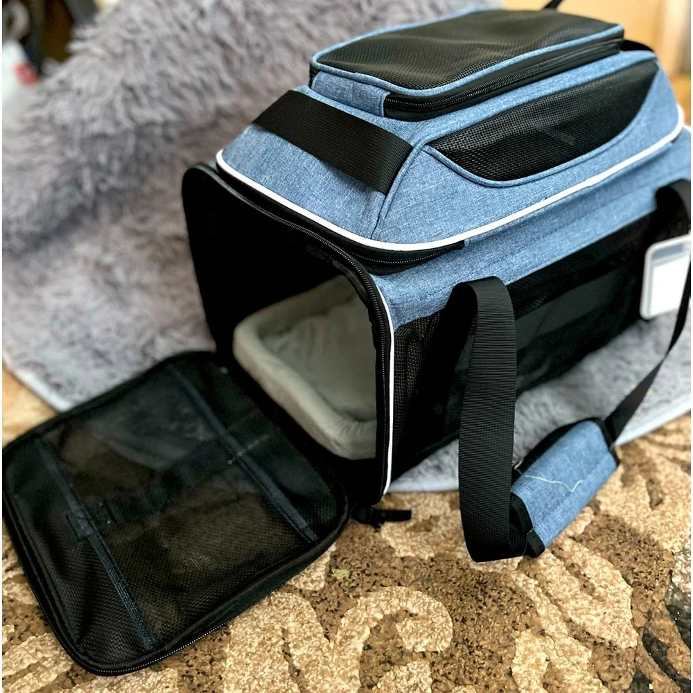 PETSKD Top-Expandable Pet Carrier